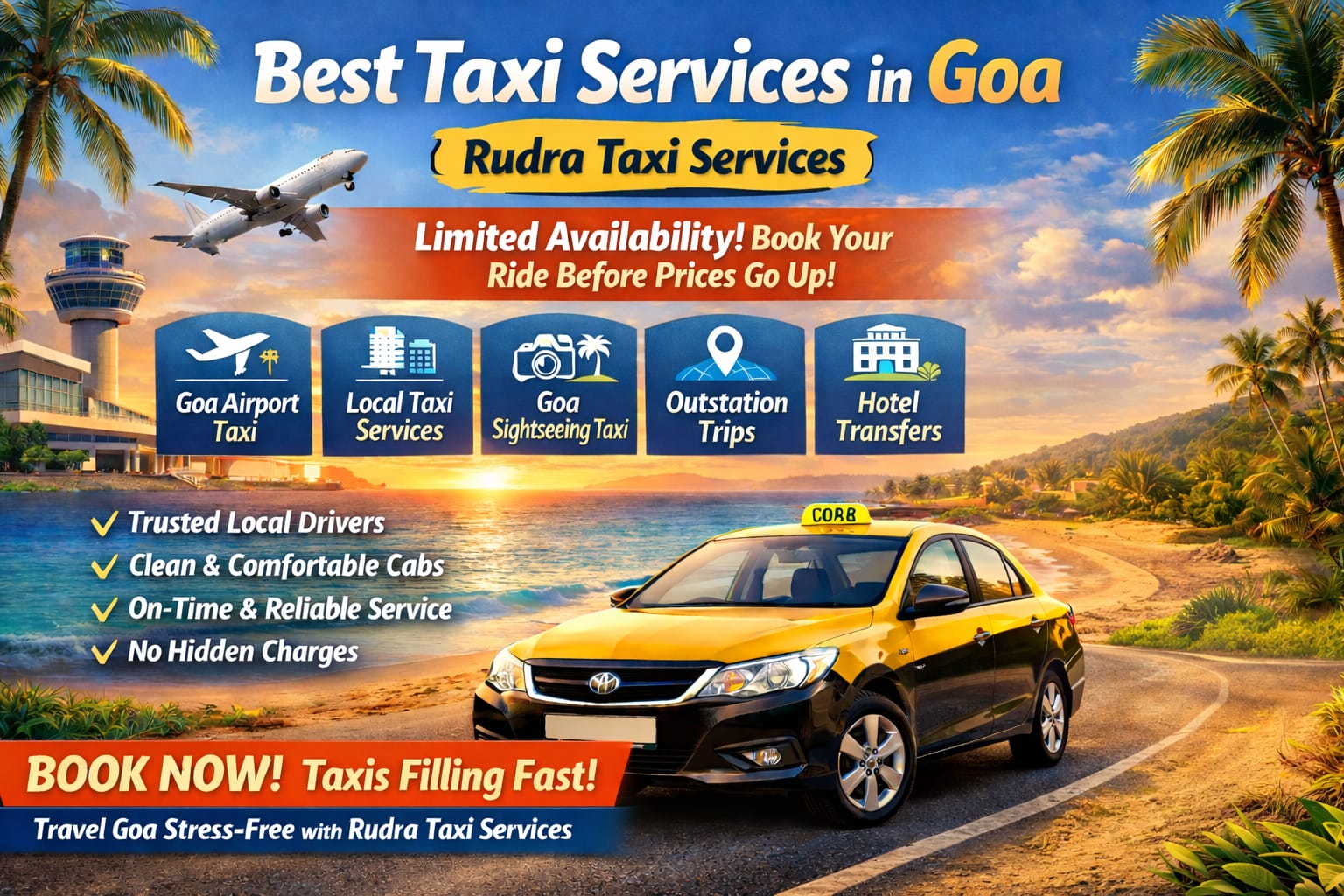  Best Taxi Services in Goa by Rudra Taxi Services